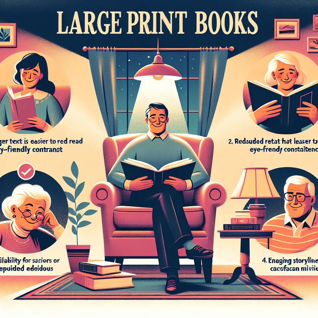 Benefits of choosing a large print book