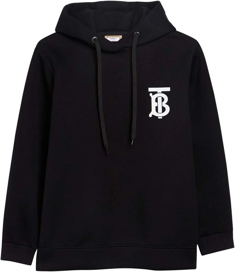 Burberry london tb monogram graphic print hoodie