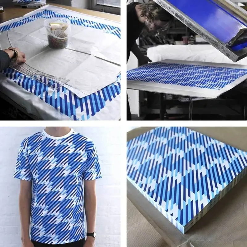 What fabric is used for screen printing