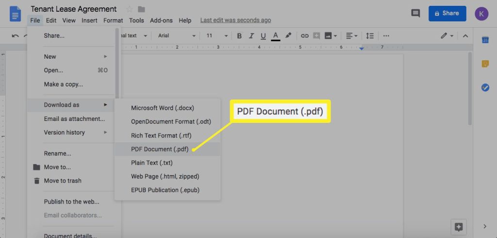 Converting Google Docs to a Print-Ready File