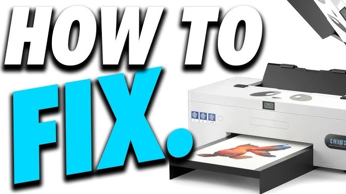 What are some common troubleshooting tips for DTF printer issues