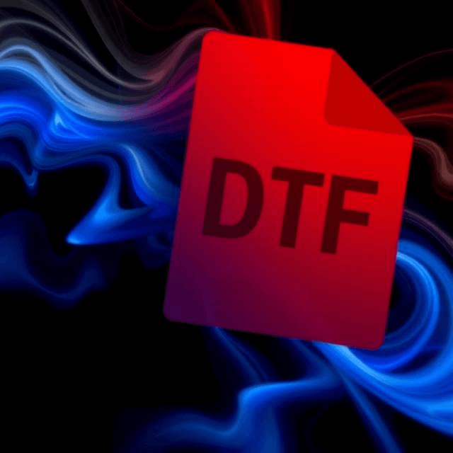 the DTF file format