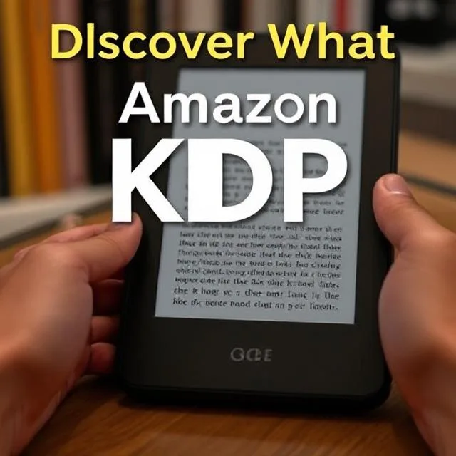 what Amazon KDP (Kindle Direct Publishing) 